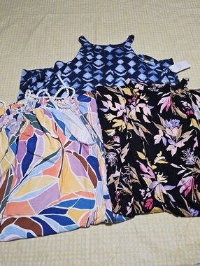 Time And Tru Summer Vacation Dress Set Large 12-14